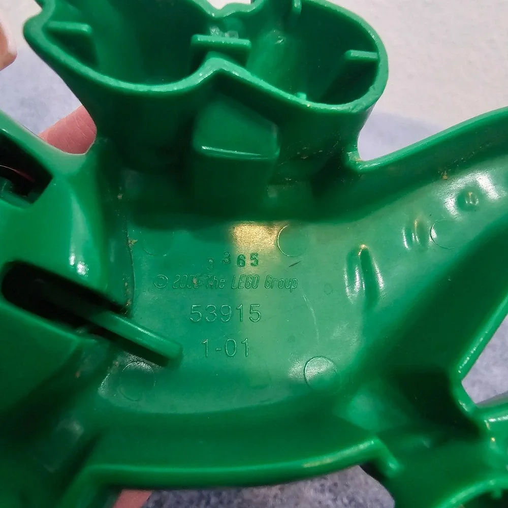 LEGO Duplo Green Crocodile Alligator Animal Figure Hinged Jaw 53915 2006 Vintage